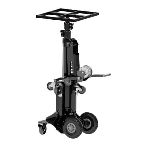 GUIL ELC-725/D - Material-Lift mit Winde & Rädern (Höhe max. 4,00m | Belastbarkeit max. 125kg | inkl. Ladewanne)
