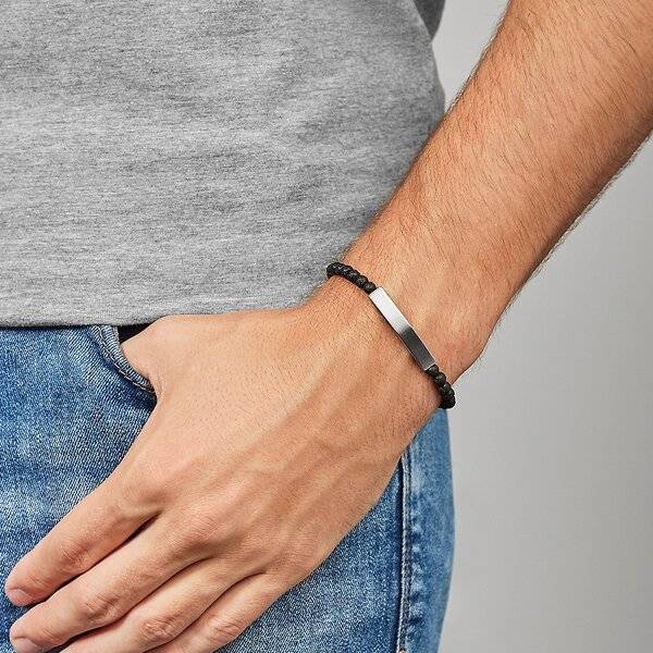 Fashion bead bracelet made of lava stone Vintage Casual JF03247040