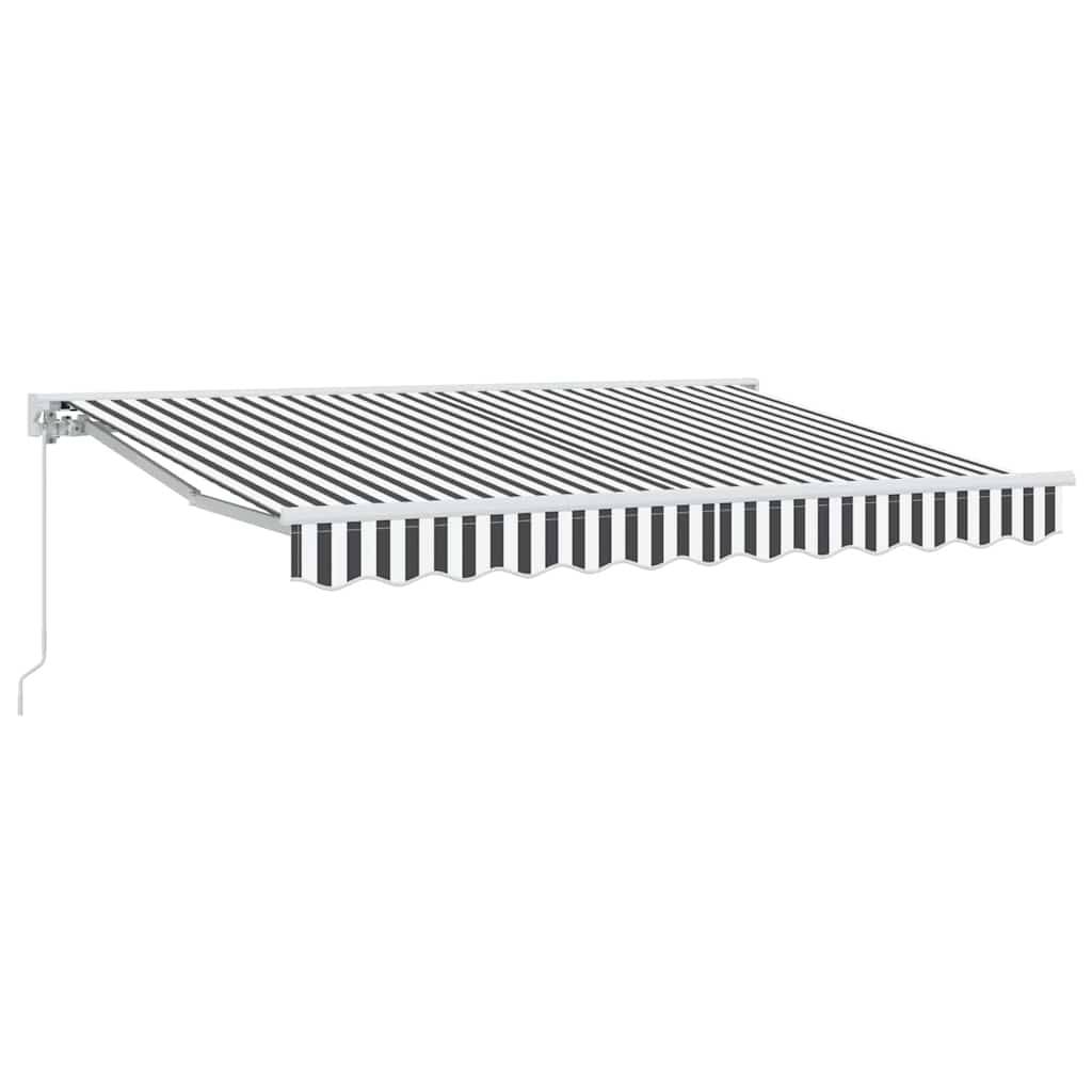 vidaXL Markisenrahmen Anthrazit und Weiß 250 x 200 cm