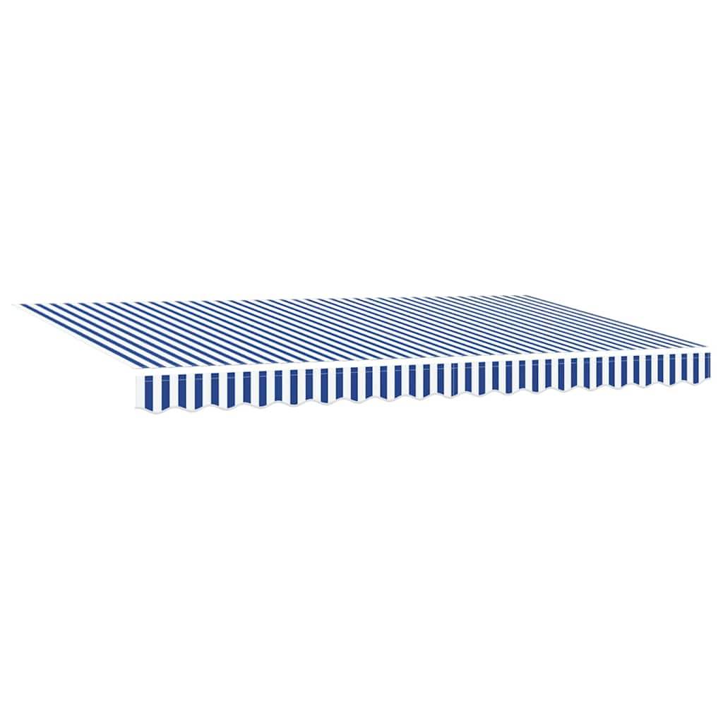 vidaXL Einziehbare Markise Blau 400 x 200 cm Stoff
