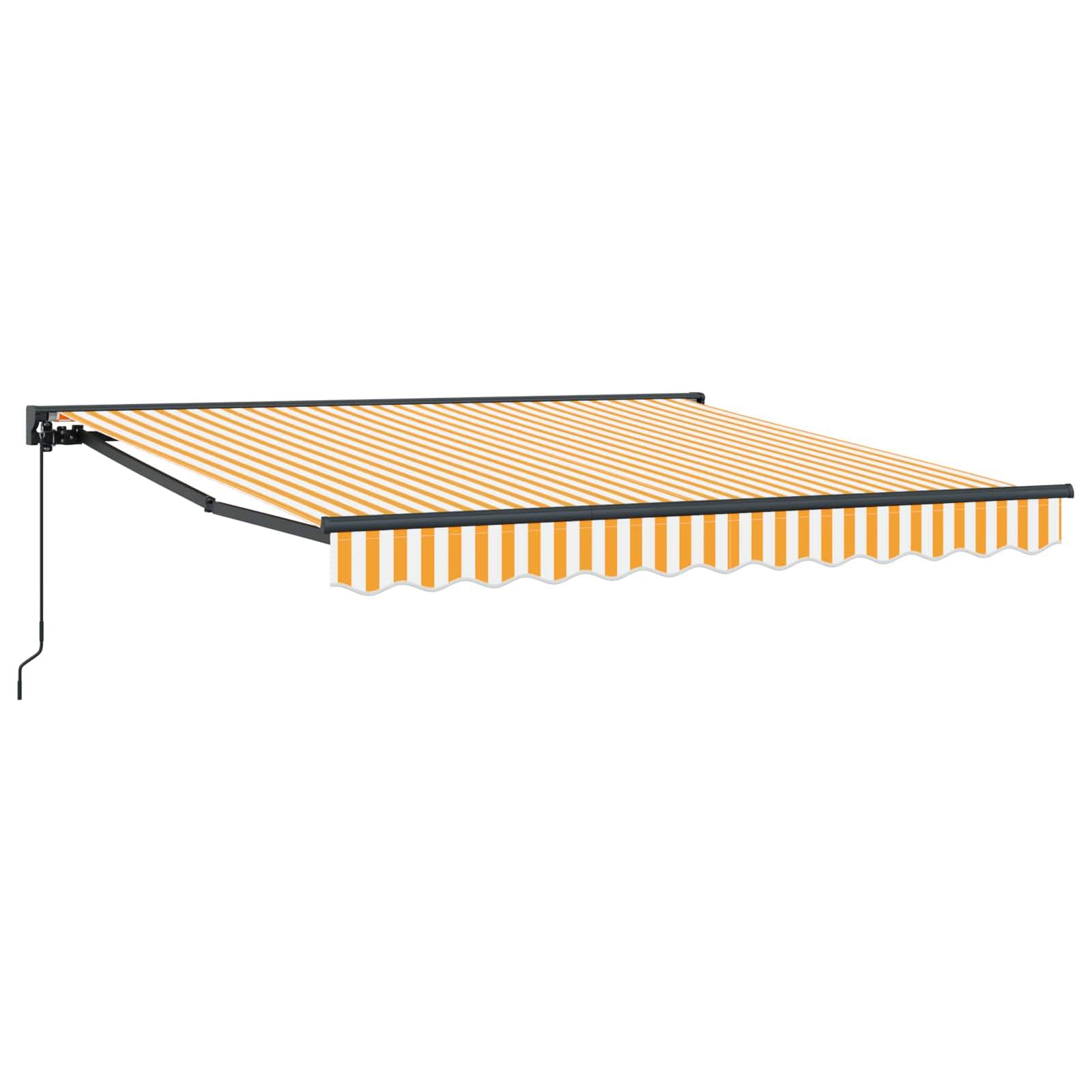 vidaXL Markisenrahmen Gelb und Weiß 300 x 250 cm