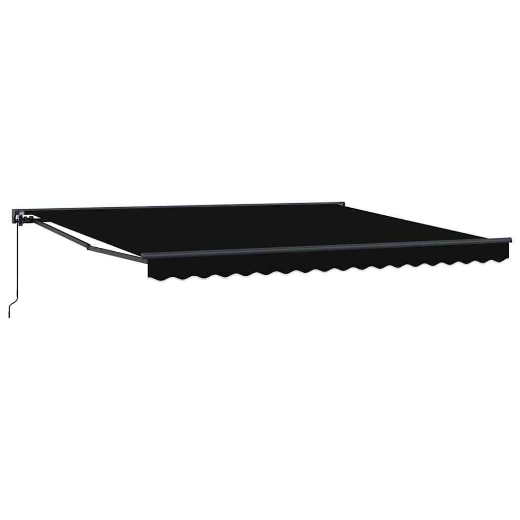 vidaXL Markisenrahmen Schwarz 400 x 300 cm