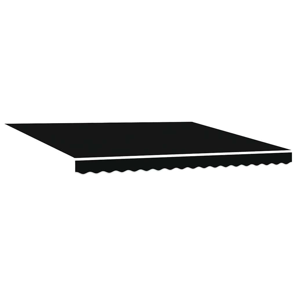 vidaXL Markisenrahmen Schwarz 400 x 300 cm