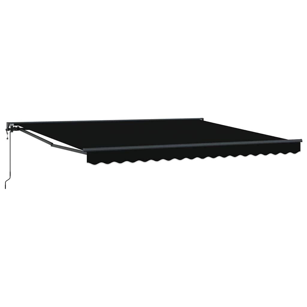 vidaXL Markisenrahmen Schwarz 400 x 300 cm
