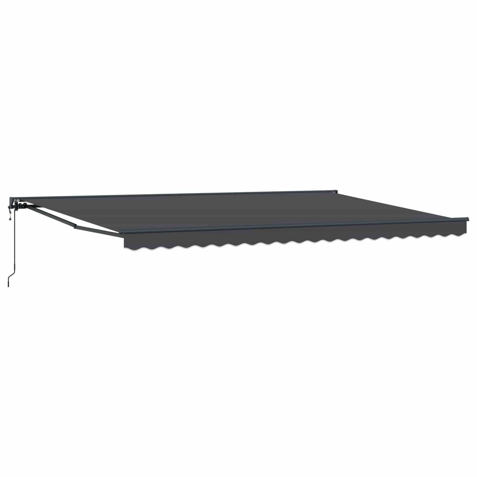 vidaXL Markisenrahmen Anthrazit 500 x 300 cm