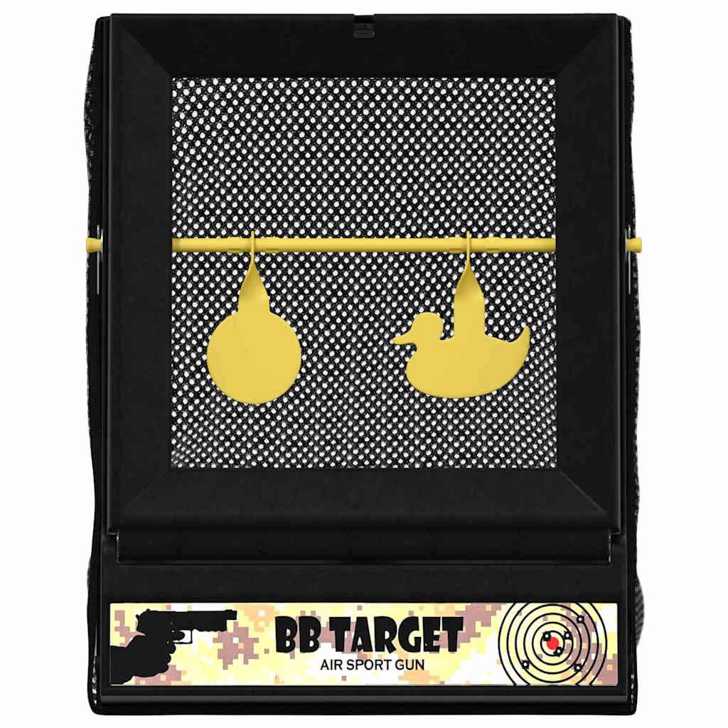 vidaXL Airsoft Ziel Schwarz 19 x 26 x 25 cm Kunststoff