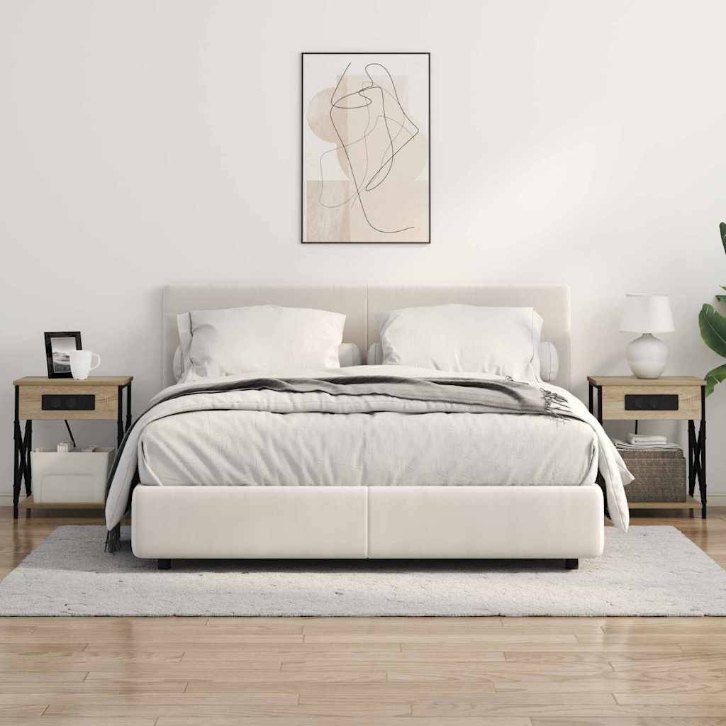 vidaXL Nachttisch Sonoma-Eiche 41 x 31 x 51 cm Holzwerkstoff