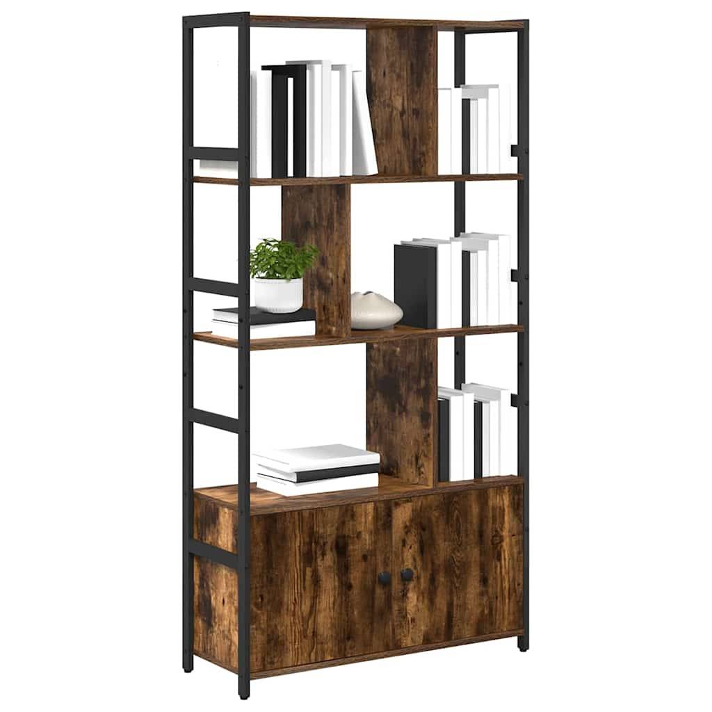 vidaXL Bücherregal Geräucherte Eiche 80 x 30 x 155,5 cm Holzwerkstoff
