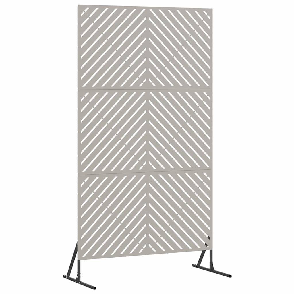vidaXL Sichtschutz Grau 100 x 50 x 180 cm Stahl