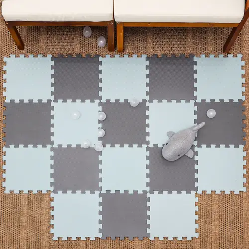 18 Teile Spielmatte Baby Puzzlematte - 30x30 Krabbelmatte Bodenmatte Kinderzimmer 18 Teile Spielmatte Baby Puzzlematte - 30x30 Krabbelmatte Bodenmatte Kinderzimmer