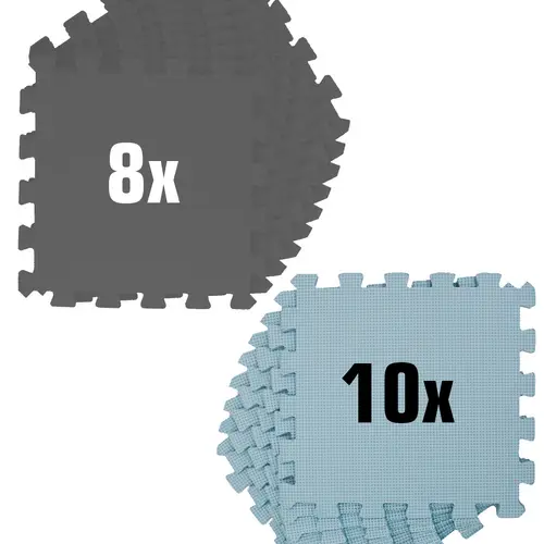 18 Teile Spielmatte Baby Puzzlematte - 30x30 Krabbelmatte Bodenmatte Kinderzimmer 18 Teile Spielmatte Baby Puzzlematte - 30x30 Krabbelmatte Bodenmatte Kinderzimmer