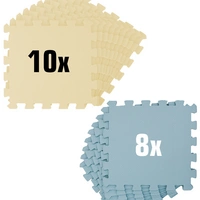18 Teile Spielmatte Baby Puzzlematte - 30x30 Krabbelmatte Bodenmatte Kinderzimmer 18 Teile Spielmatte Baby Puzzlematte - 30x30 Krabbelmatte Bodenmatte Kinderzimmer
