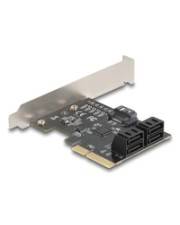 Delock PCI Express x4 Karte zu 5 Port SATA Kontroller Low Profile