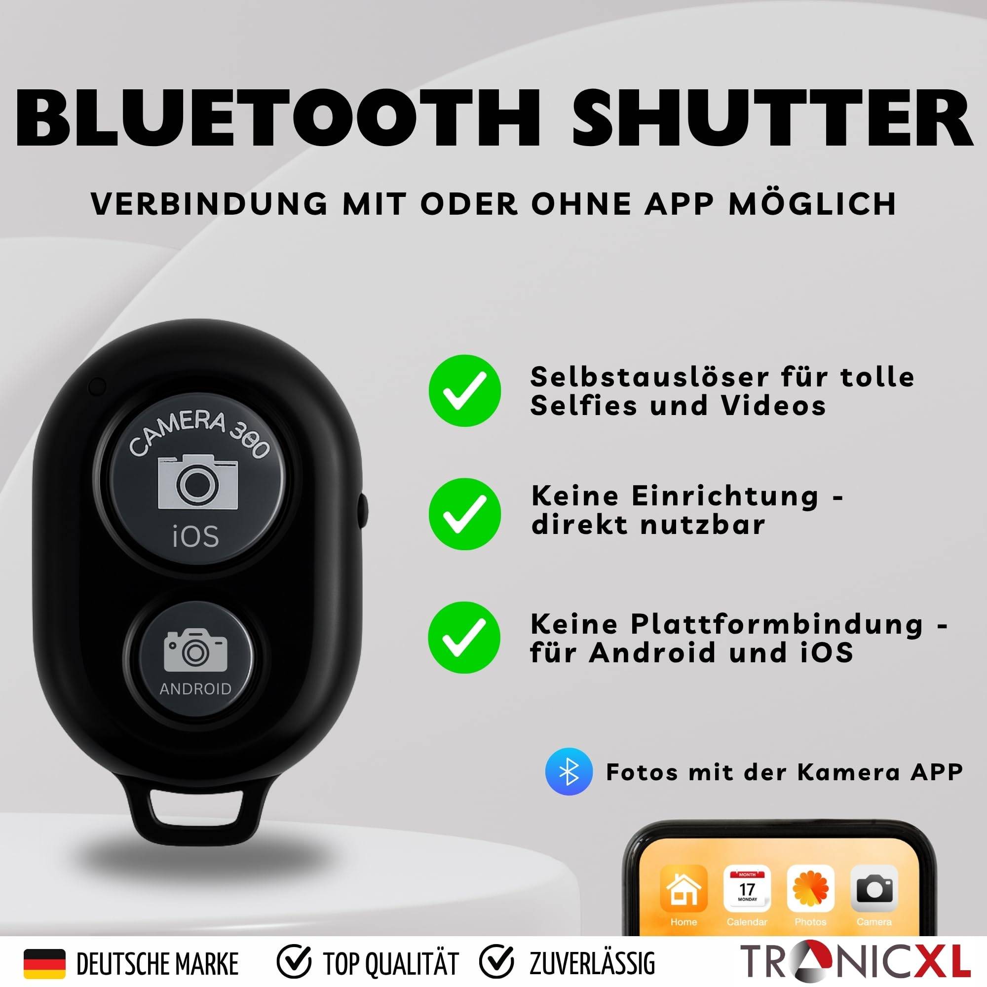 Passend für Magsafe magnetische Handyhalterung Stativ groß mit Fernbedienung Smartphone Magnet Halterung Tasche