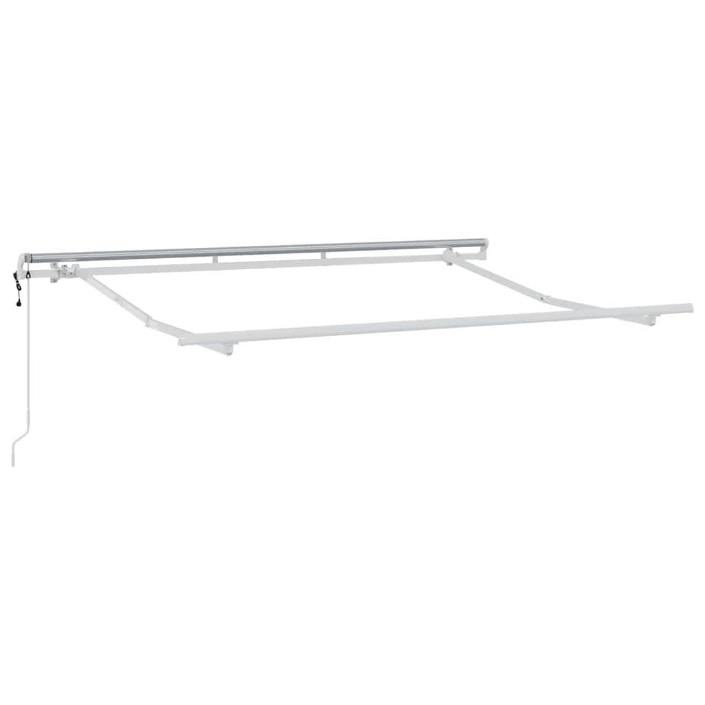 vidaXL Einziehbare Markise Beige 350 x 200 cm Stoff