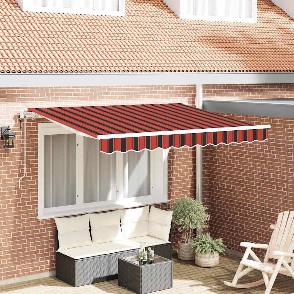 vidaXL Einziehbare Markise Orange 300 x 200 cm Stoff