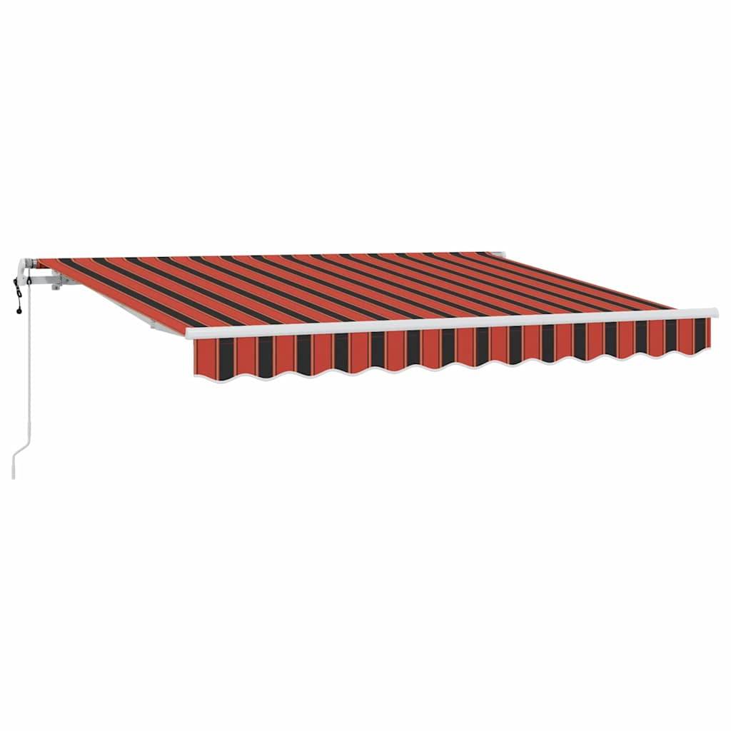 vidaXL Einziehbare Markise Orange 300 x 200 cm Stoff