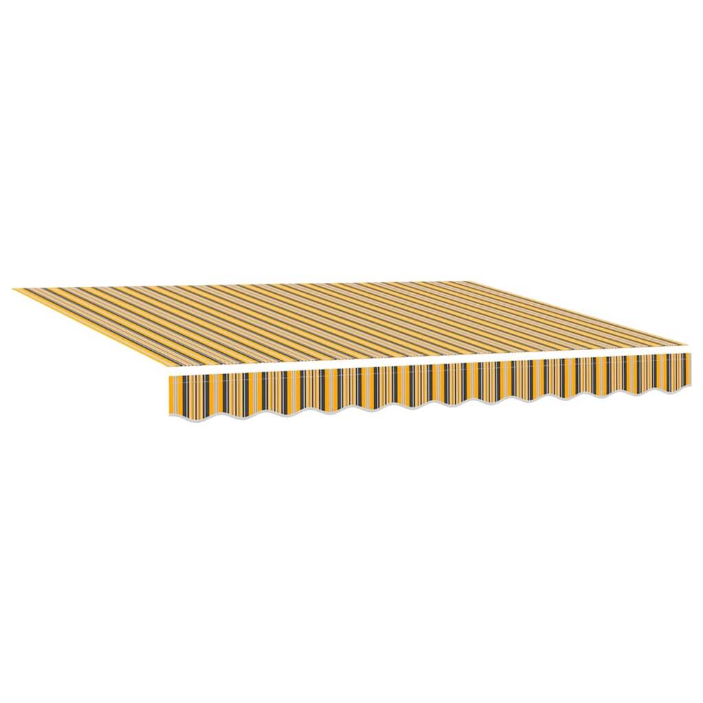 vidaXL Einziehbare Markise Bunt gestreift 250x200 cm Stoff