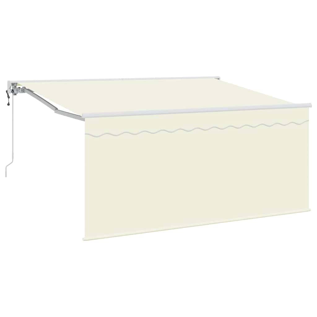 vidaXL Einziehbare Markise Creme 300 x 200 cm Stoff