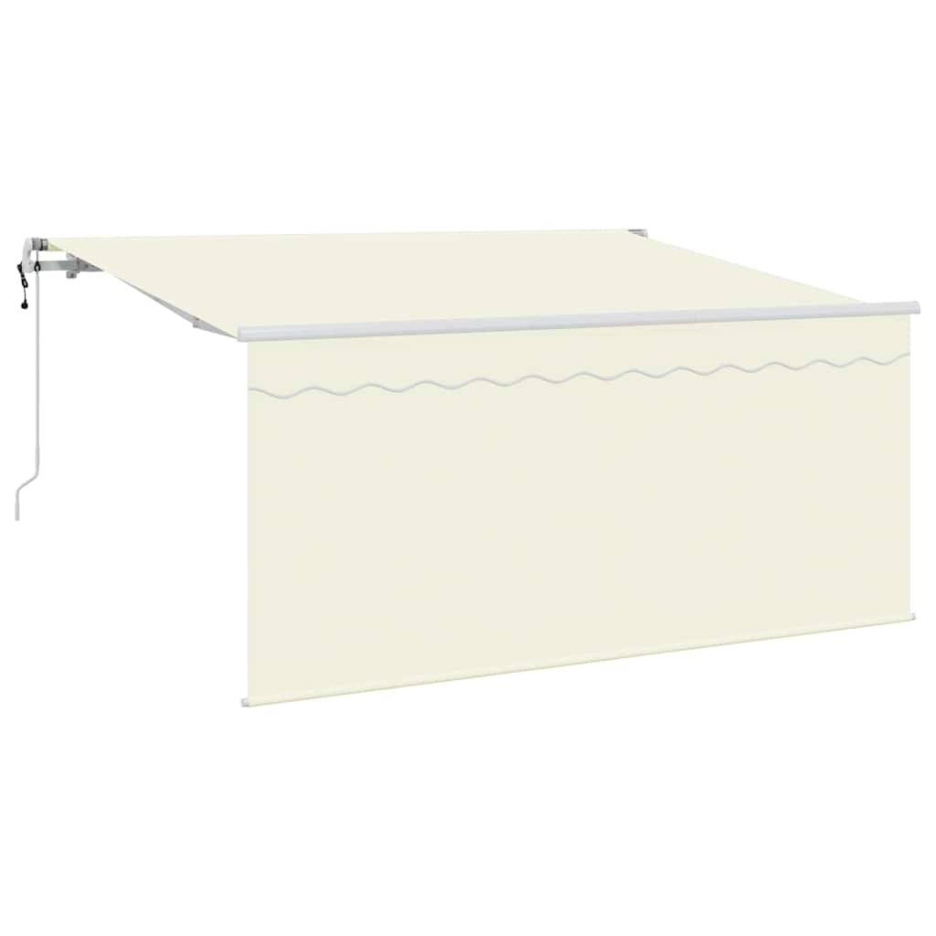 vidaXL Einziehbare Markise Creme 300 x 200 cm Stoff
