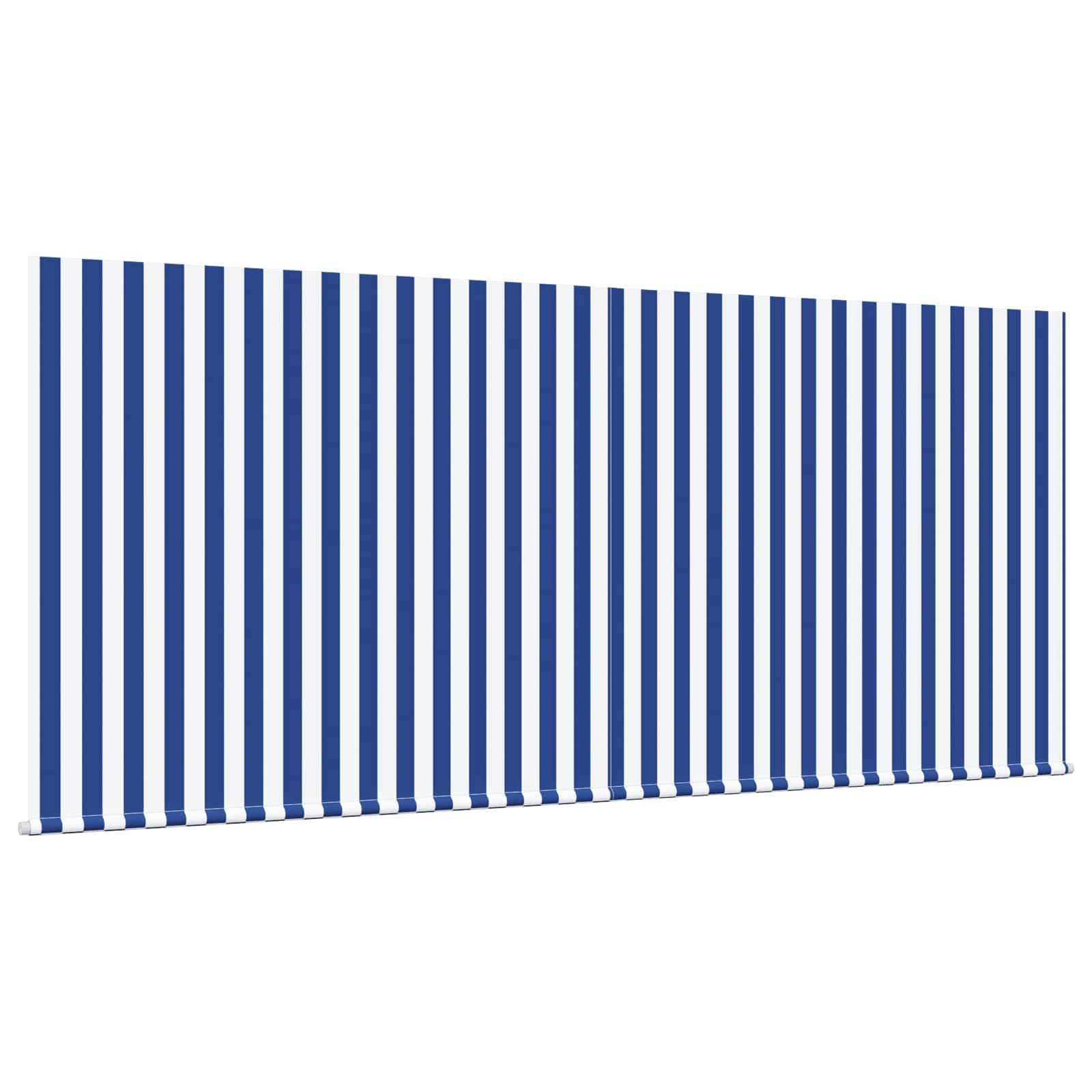 vidaXL Einziehbare Markise Blau und Weiß 300 x 250 cm