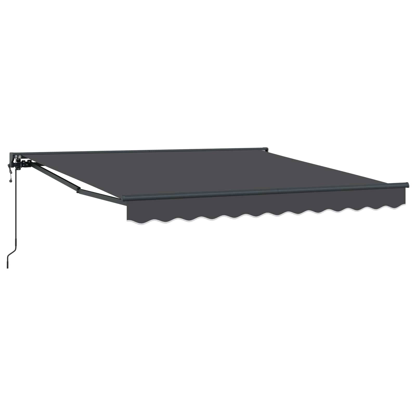 vidaXL Markisenrahmen Anthrazit 350 x 250 cm