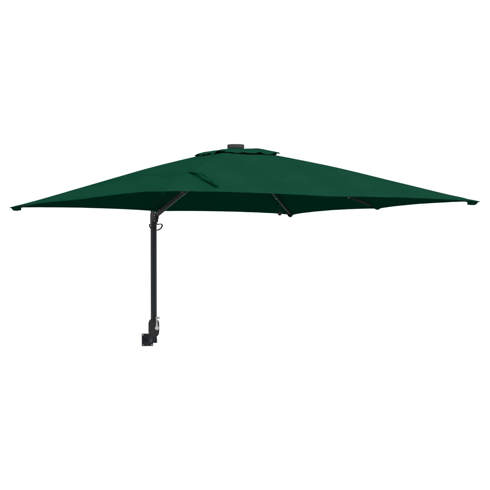 vidaXL Garten-Sonnenschirm Grün 248,5 x 247,5 x 160 cm