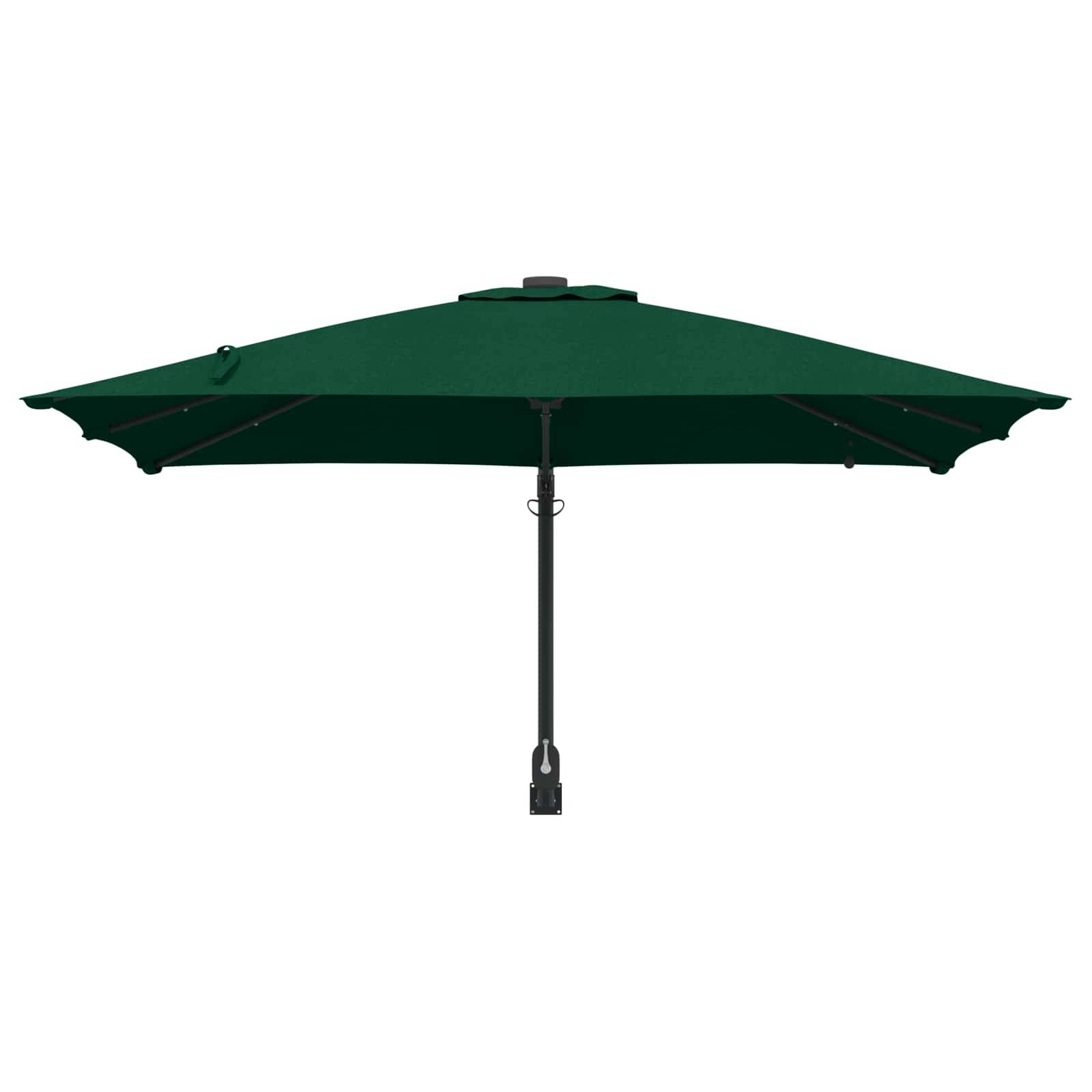 vidaXL Garten-Sonnenschirm Grün 248,5 x 247,5 x 160 cm