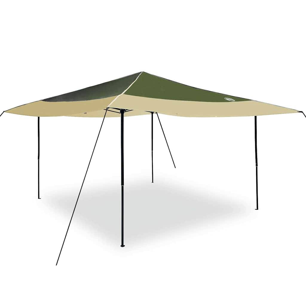 vidaXL Pavillon-Zelt Grün 395 x 395 x 251 cm Stoff