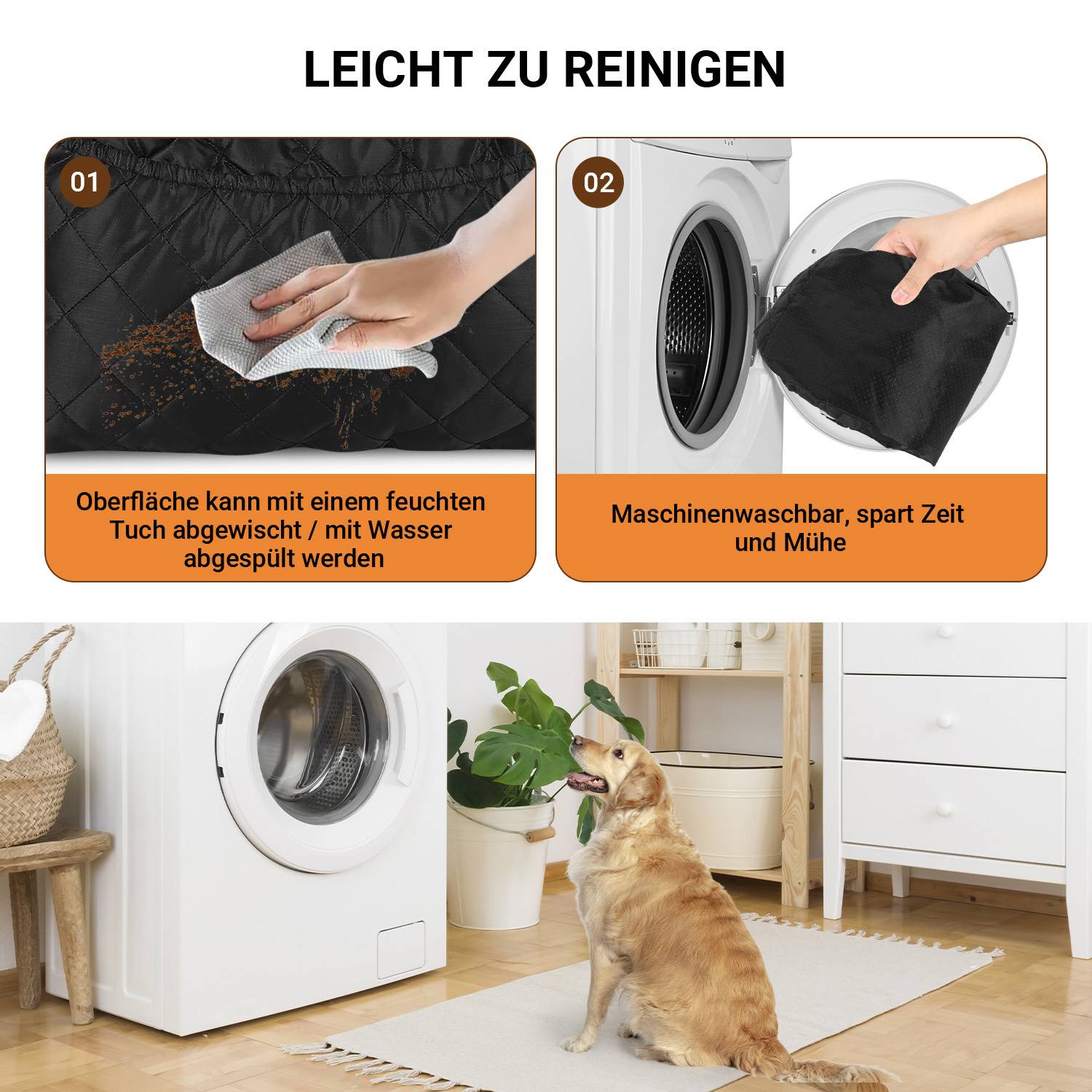 Autositz für Hunde Stabiler Hundeautositz für kleine Hunde - Wasserdichter schwarz-weißer Patchwork-Hundeautositz für Rück- und Vordersitze