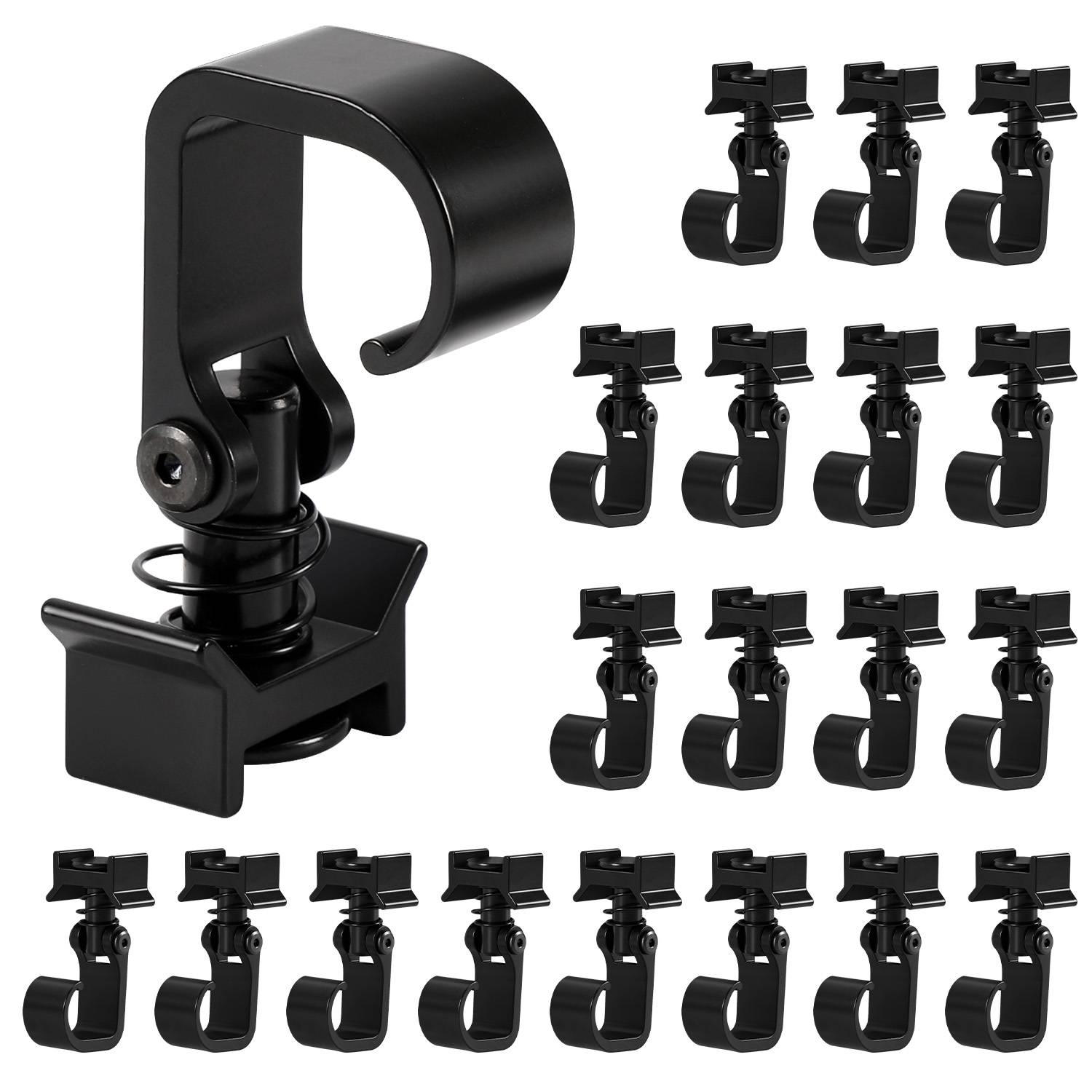 Single Fitting mit Haken für Airlineschiene Endbeschlag Endfittinge Zurrschiene 20 Stück