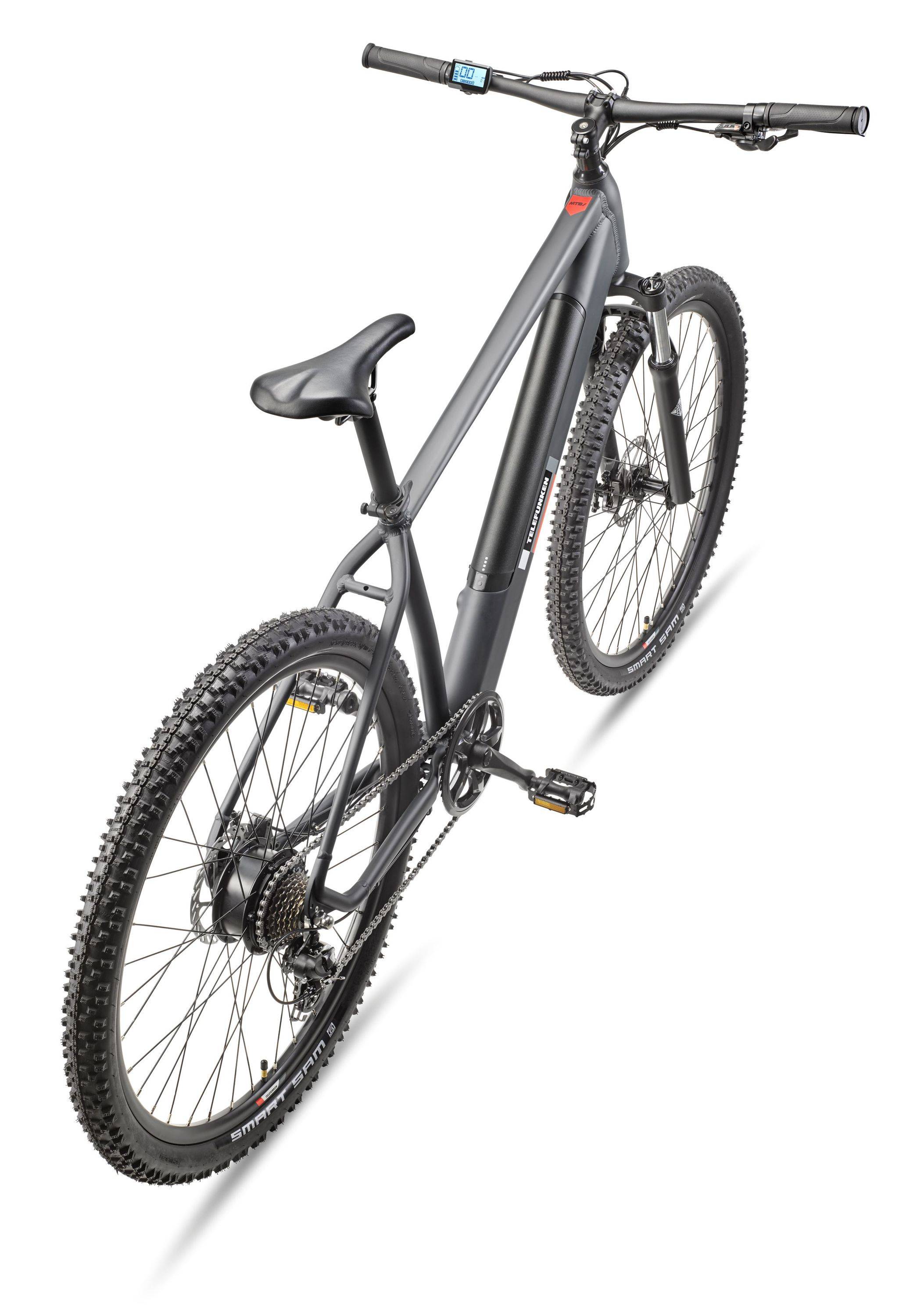 Telefunken MTB E-Bike Mountainbike | Elektrofahrrad 29 Zoll | Kettenschaltung | Heckmotor | 468 Wh Akku | EBike Pedelec