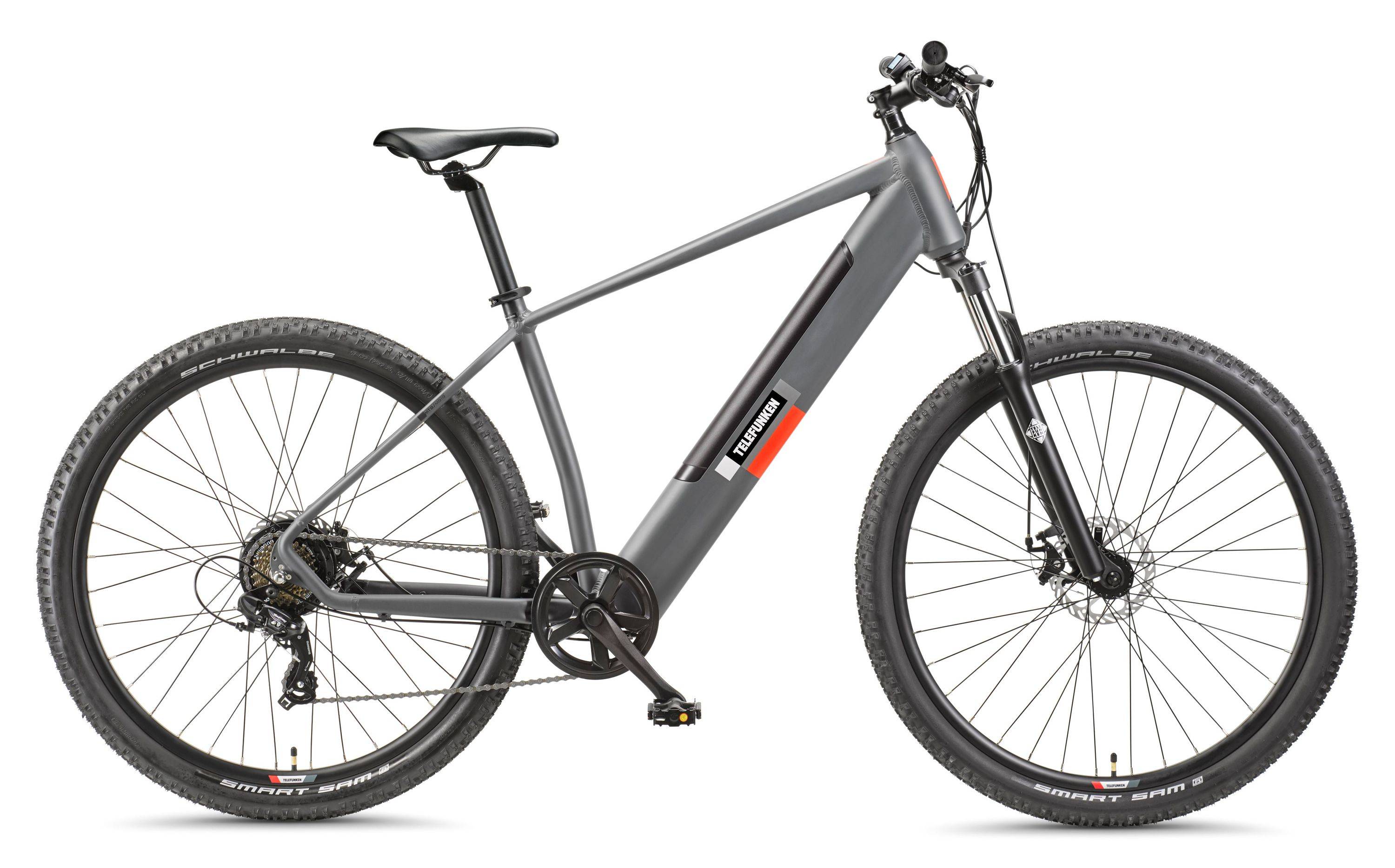 Telefunken MTB E-Bike Mountainbike | Elektrofahrrad 29 Zoll | Kettenschaltung | Heckmotor | 468 Wh Akku | EBike Pedelec