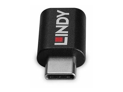 LINDY USB 3.2 Typ C an C 100W Datenblocker Adapter / Konverter USB