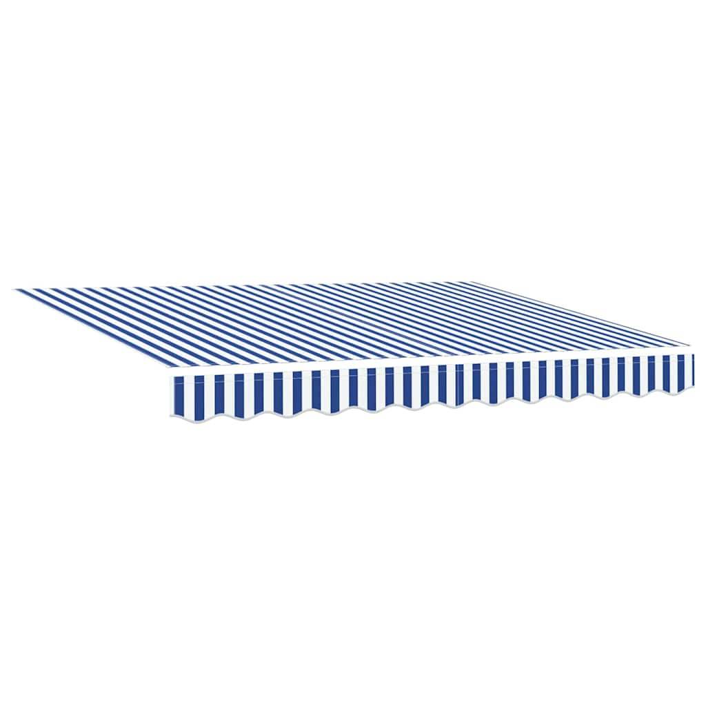 vidaXL Einziehbare Markise Blau 250 x 200 cm Stoff