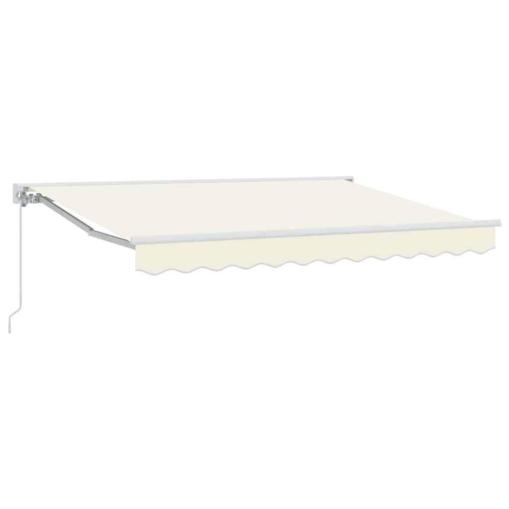 vidaXL Markisenrahmen Creme 250 x 200 cm Polyester mit PU-Beschichtung