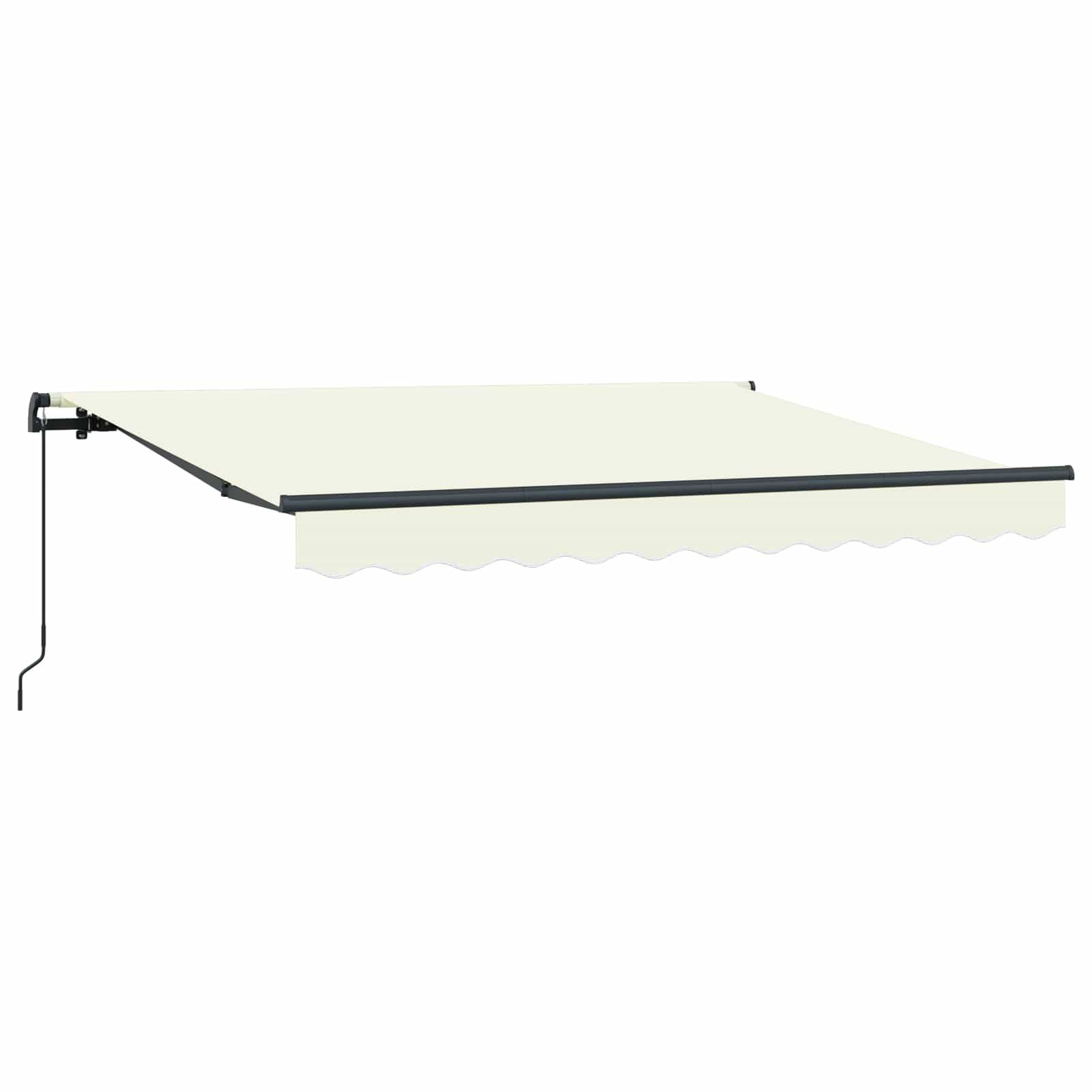 vidaXL Einziehbare Markise Creme 300 x 200 cm Stoff