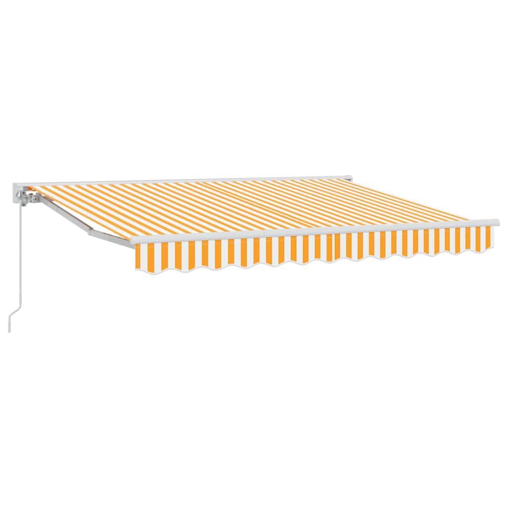 vidaXL Markisenrahmen Gelb und Weiß 300 x 200 cm