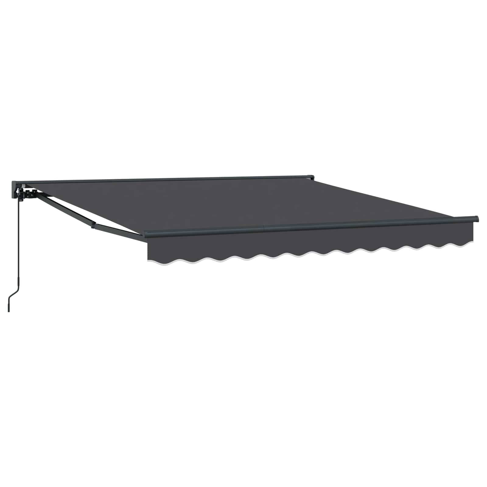 vidaXL Markisenrahmen Anthrazit 350 x 250 cm