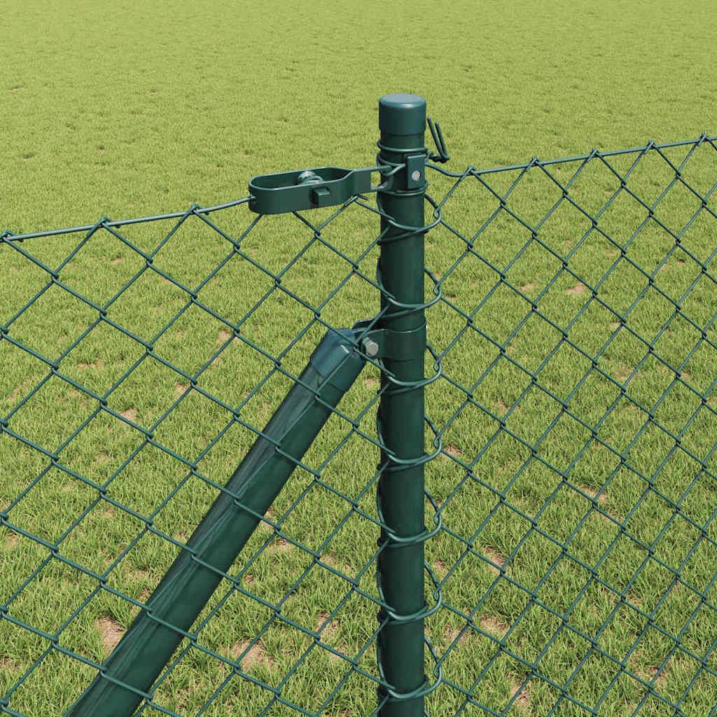 vidaXL Zaunpfosten Grün 10 x 1,2 m (40 x 40 mm Maschenweite)