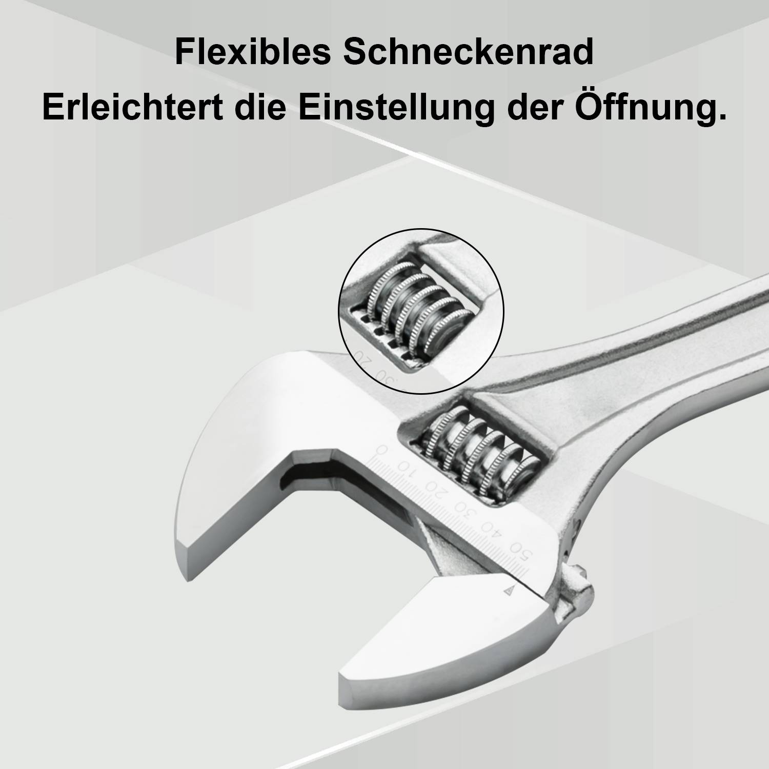 MAXPOWER 300mm verstellbarer Schraubenschlüssel