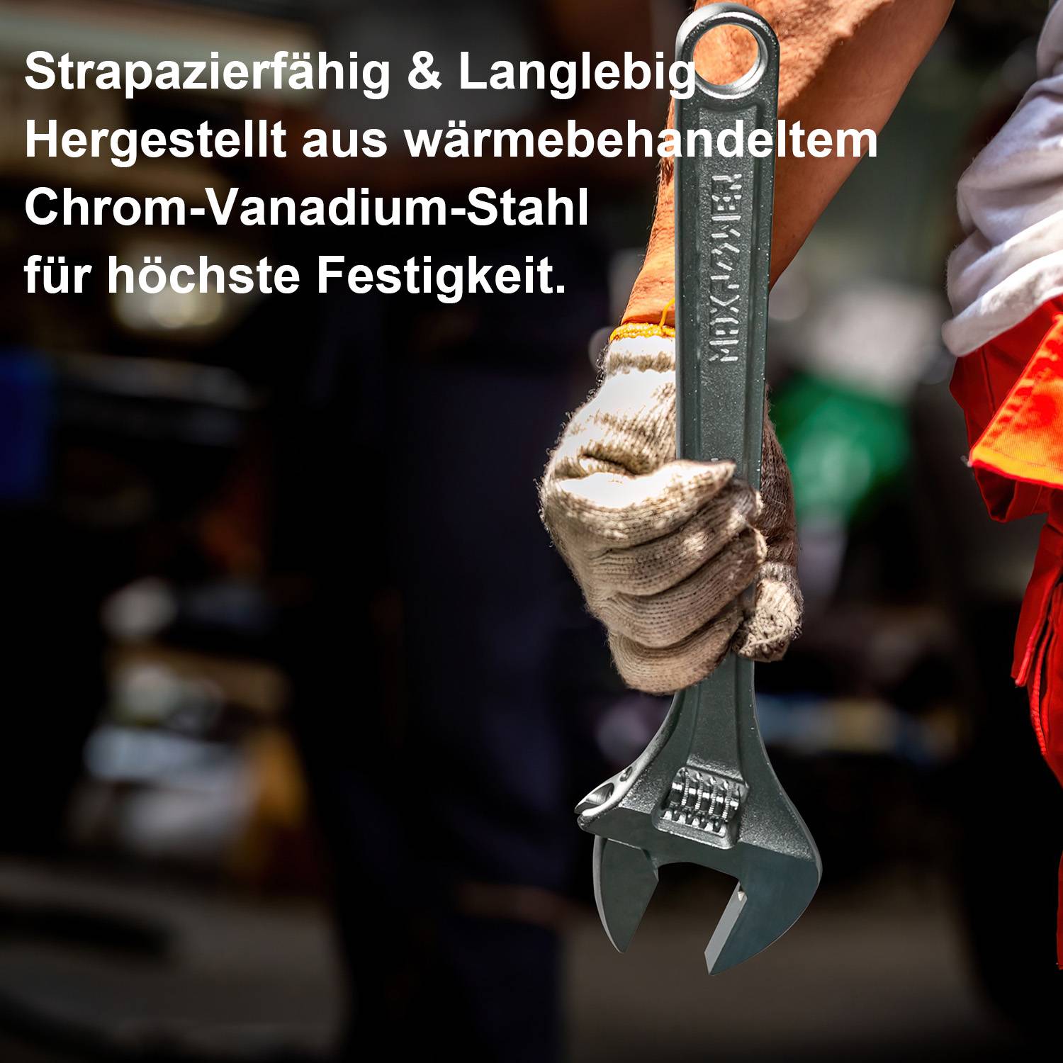 MAXPOWER 300mm verstellbarer Schraubenschlüssel