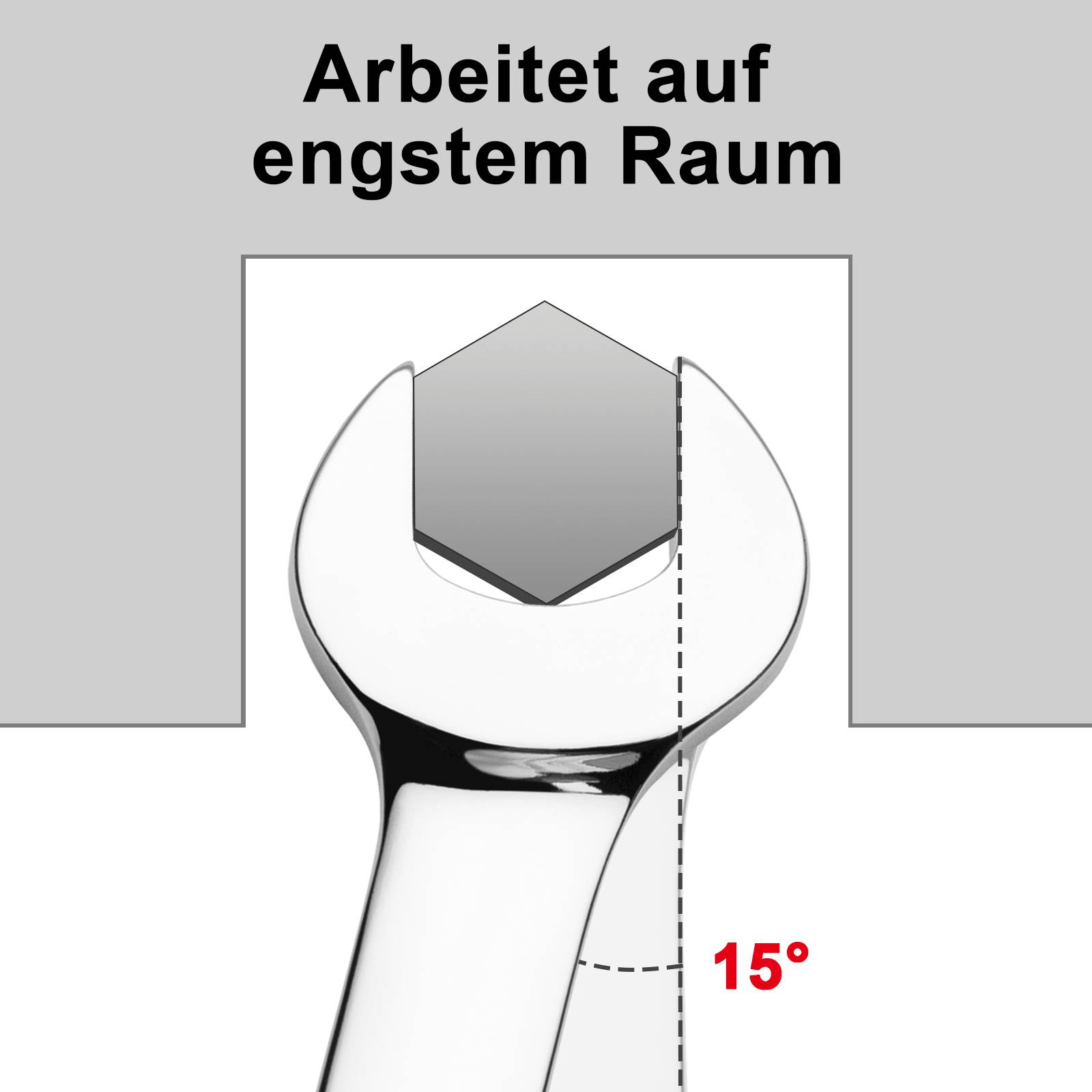 MAXPOWER 22mm Ratschen-Ringmaulschlüssel