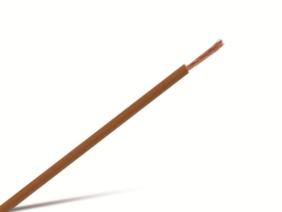 RAUTRONIC Litze H07V-K 10 mm², 10 m, braun