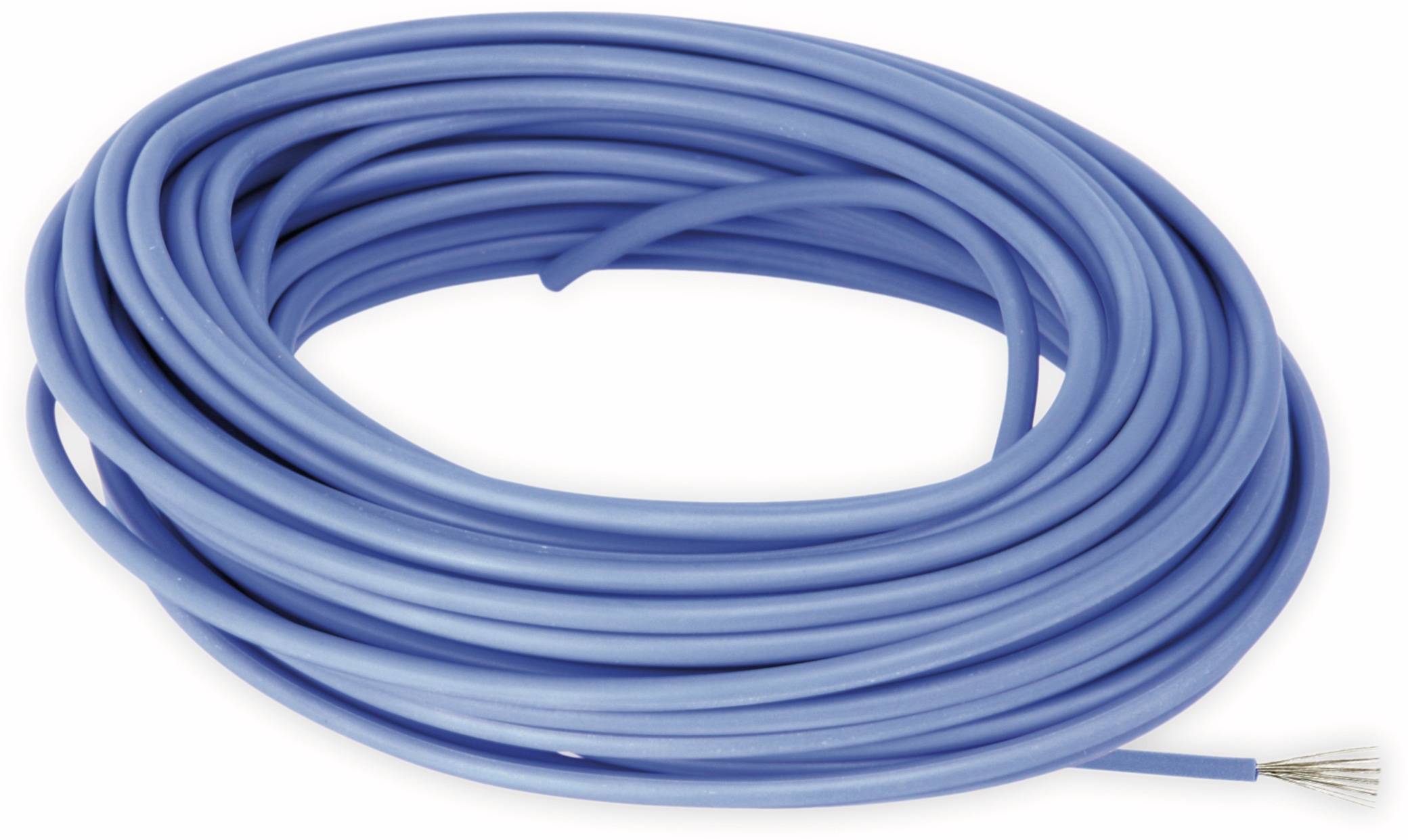 RAUTRONIC Silikon-Litze, 2,5 mm², blau, 10 m