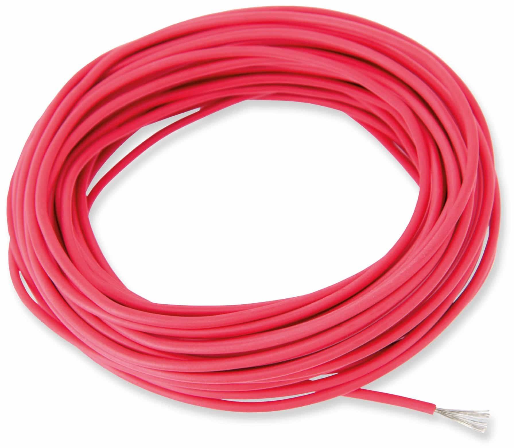 RAUTRONIC Silikon-Litze, 2,5 mm², rot, 10 m