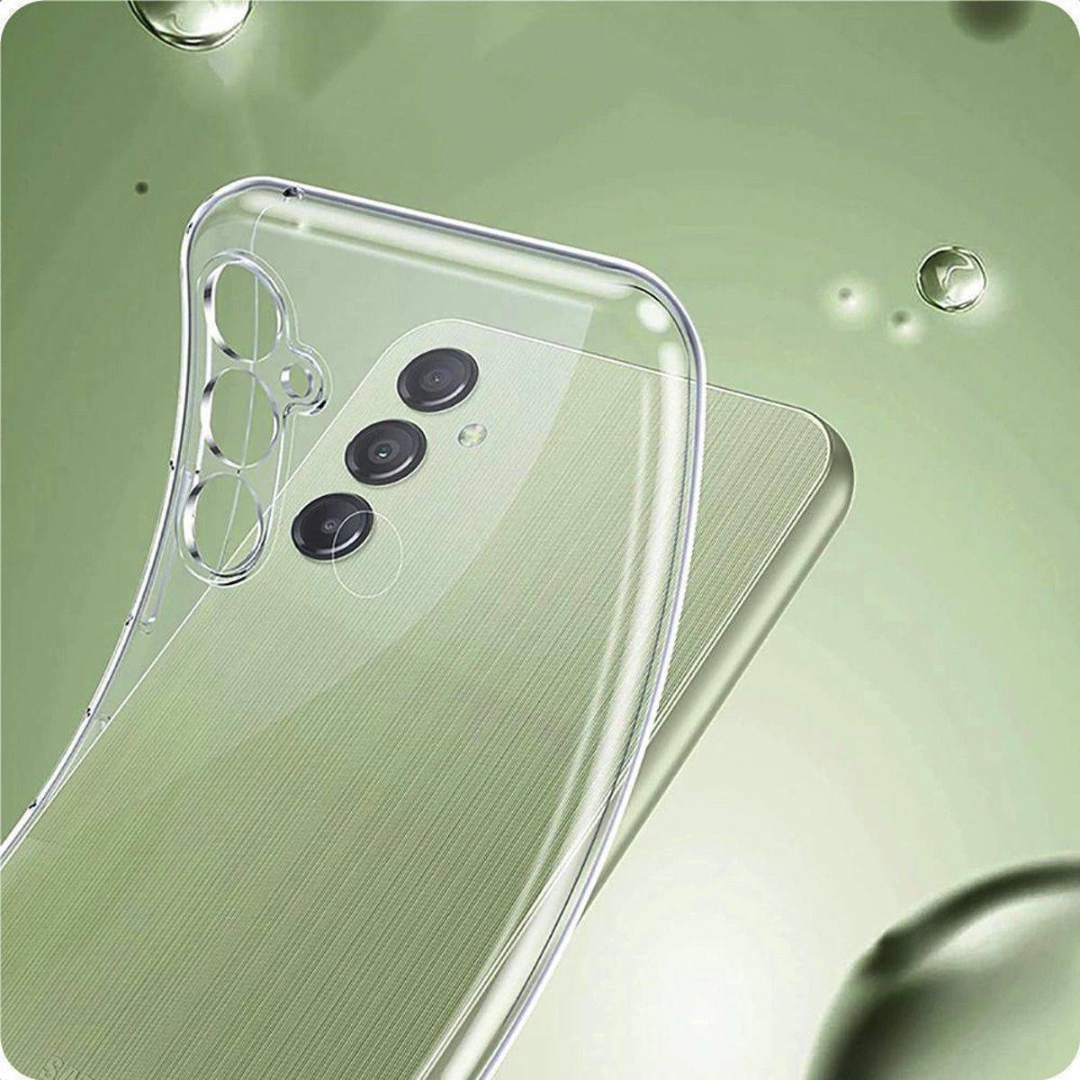 Silikon Handyhülle Bumper Softcase kompatibel mit Motorola Edge 60 Fusion transparent
