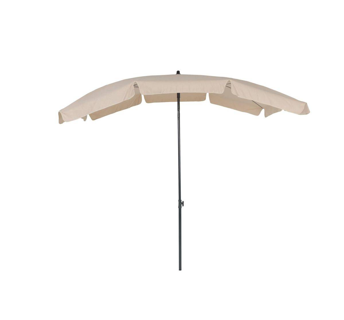 Terrassenschirm mit Knickgelenk - 230 × 150 cm, UV-Schutz 50+ in Beige