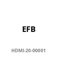 EFB HDMI Kabel High-Speed m. Ethernet 4K60Hz 0,5m grau