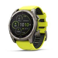 Garmin Sportuhr Fenix 8 Solar Sapphire Gelb
